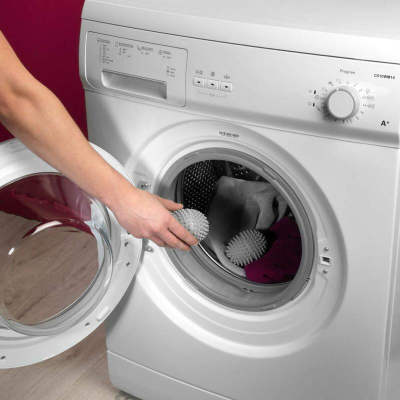 Kleeneze Throw In And Go Tumble Dryer Balls Reusable Laundry Fabric Softeners 2 Pack