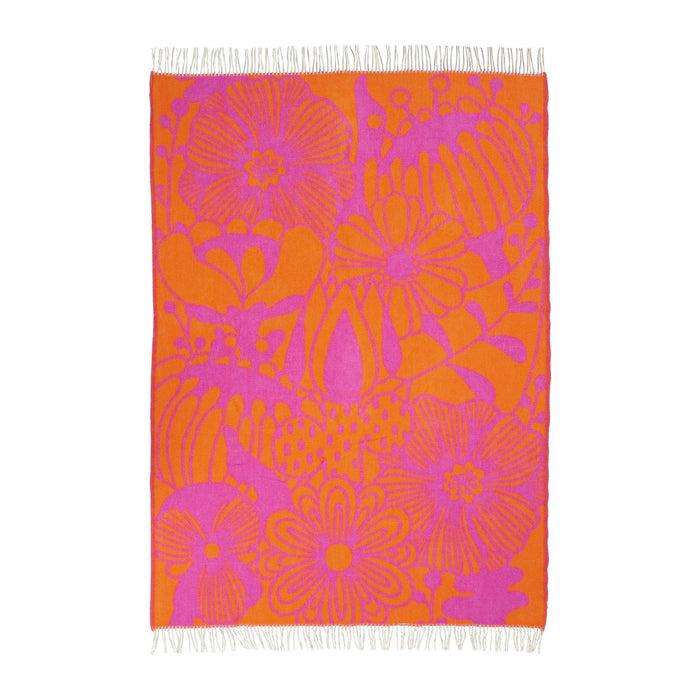 Klippan Yllefabrik Blomranka Green/Blue