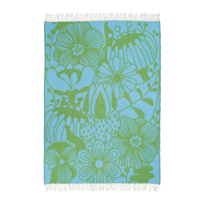 klippan yllefabrik Blomranka Green/Blue