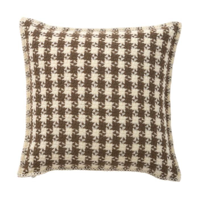 klippan yllefabrik Dogtooth cushion cover Clay