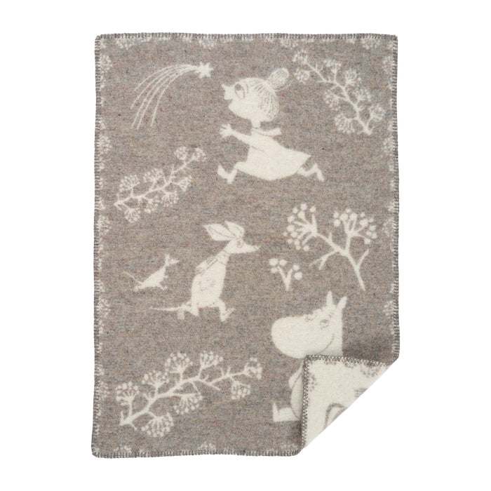 klippan yllefabrik Moomin winterland Grey
