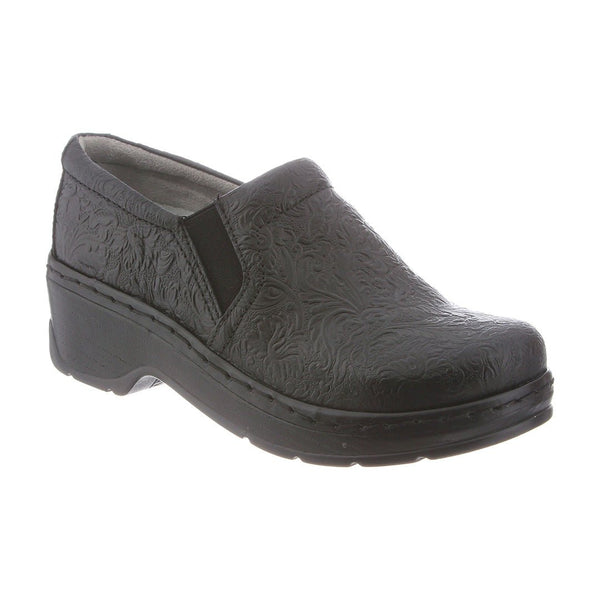 Klogs Naples Black Tooled
