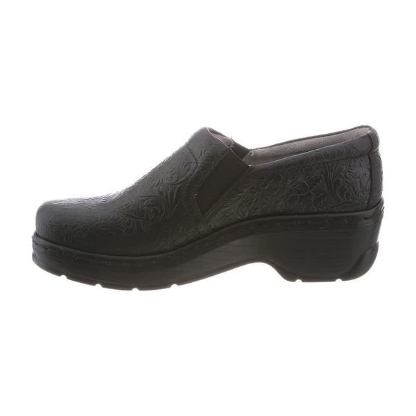 Klogs Naples Black Tooled