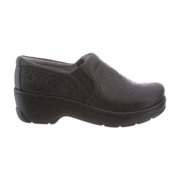 Klogs Naples Black Tooled