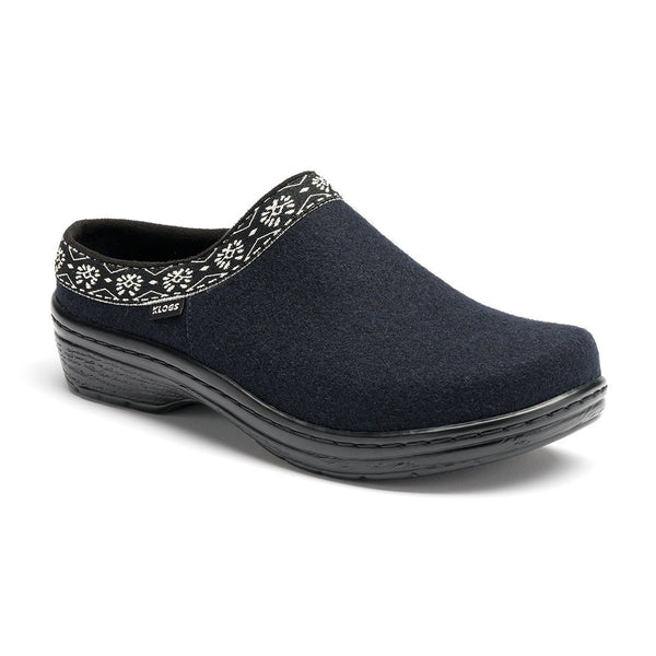 Klogs York Dress Blue Faux Wool - Final Sale
