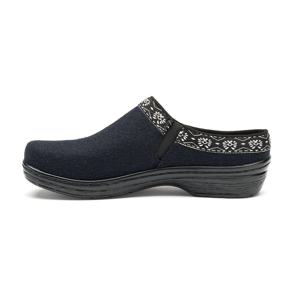 Klogs York Dress Blue Faux Wool - Final Sale