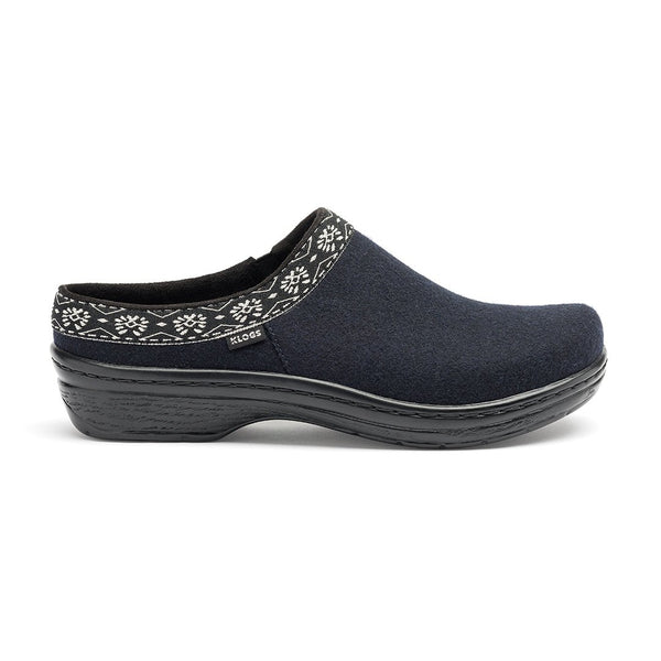 Klogs York Dress Blue Faux Wool - Final Sale