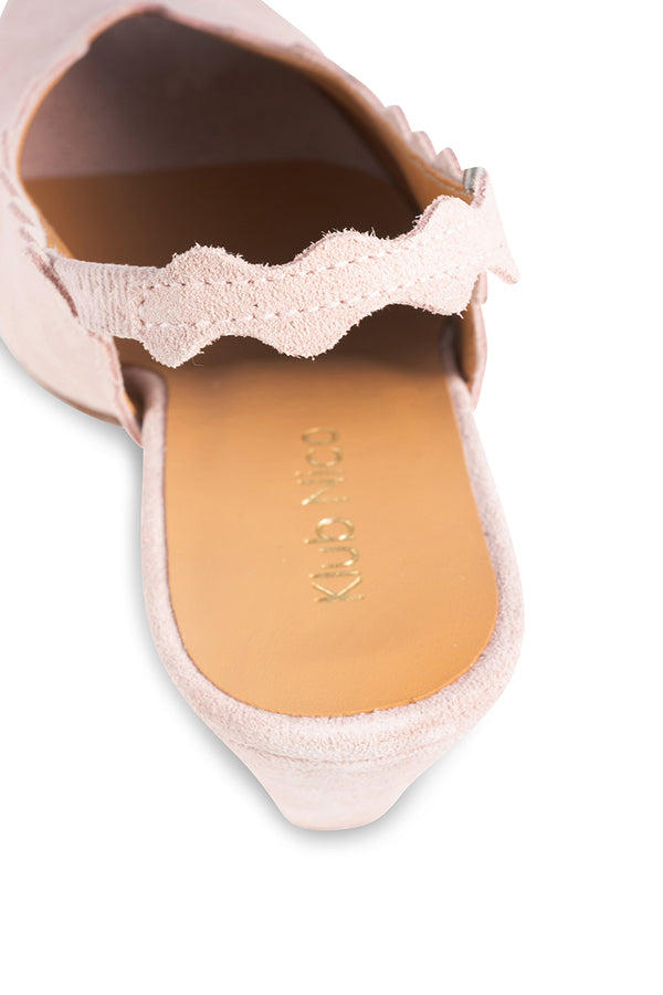 Klub Nico Amelia Footwear Blush Suede