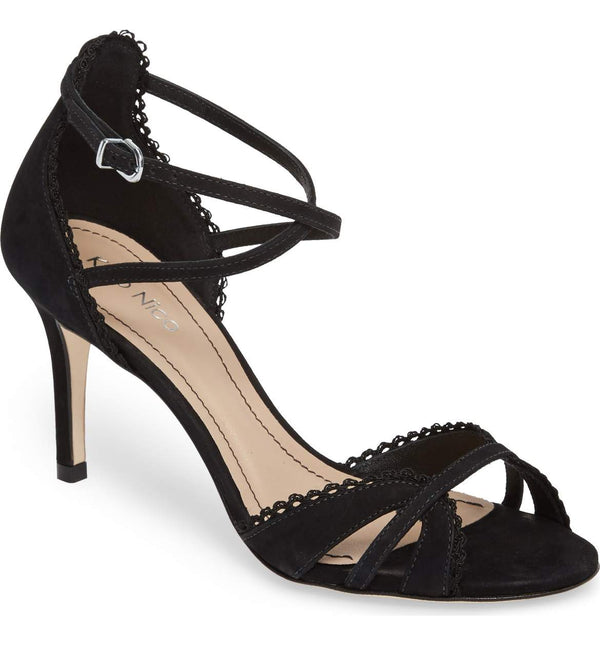 klub nico Angelica Footwear Black Nubuck