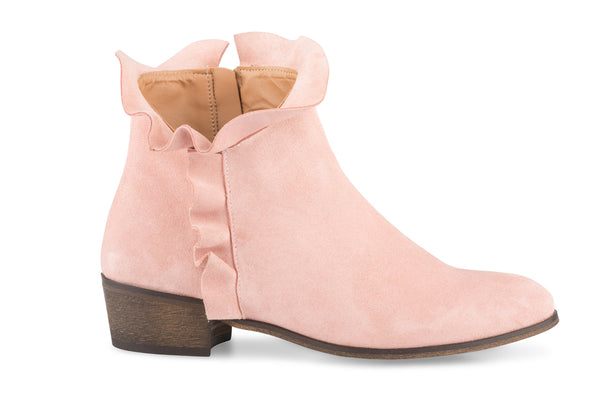 Klub Nico Bryce Ankle Boot Blush Suede