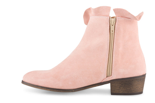 Klub Nico Bryce Ankle Boot Blush Suede