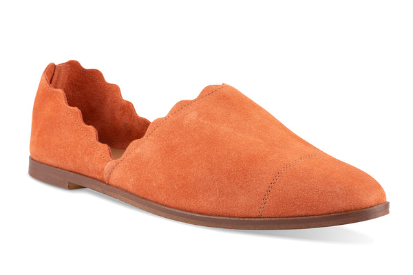 klub nico Georgette Footwear Orange Suede