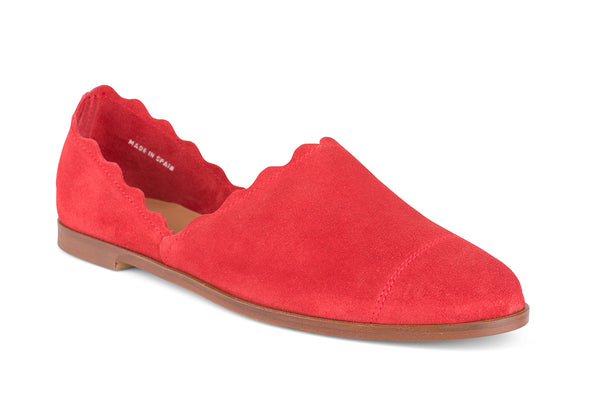 klub nico Georgette Footwear Red Suede