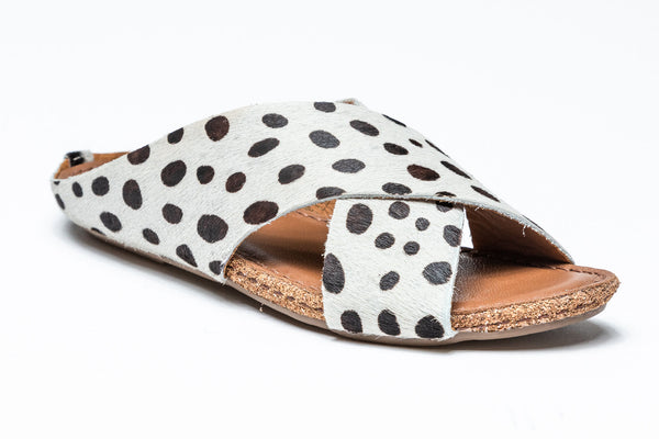 klub nico Gricia Footwear Blk/Wt Dalmatain Hair