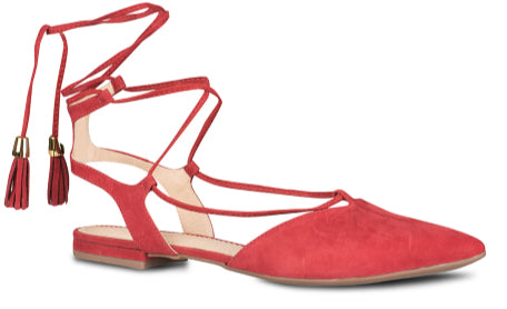 klub nico Gwen Footwear Red Nubuck