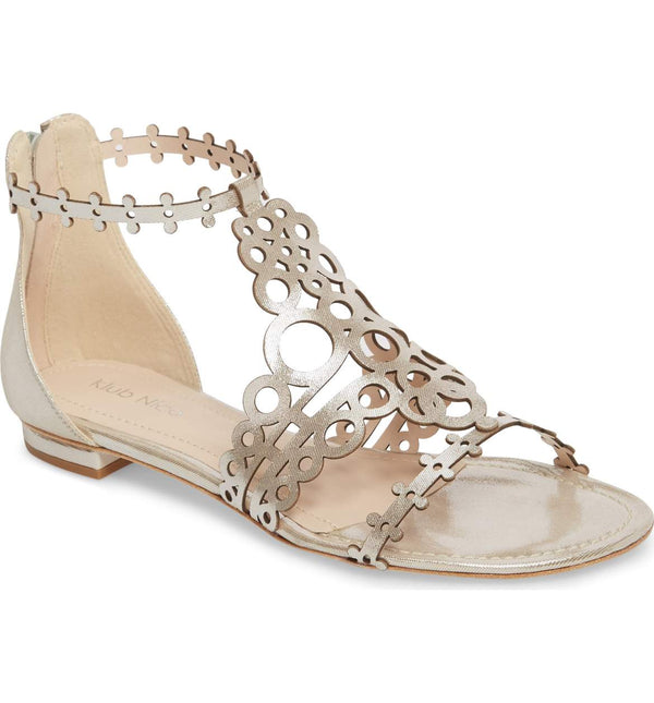 klub nico Joellen Footwear Silver Gloss Leather