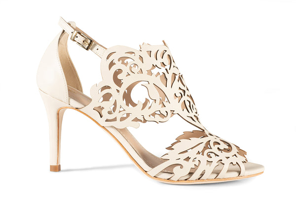 Klub Nico Marcela 3 Heel Footwear Ivory Leather