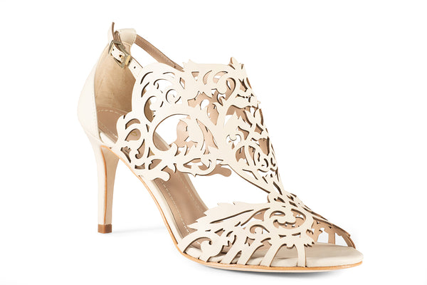 klub nico Marcela 3 Heel Footwear Ivory Leather