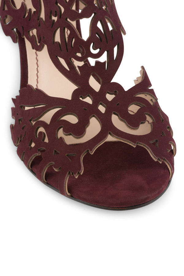 klub Nico Marcela 3 Heel Footwear Wine Nubuck