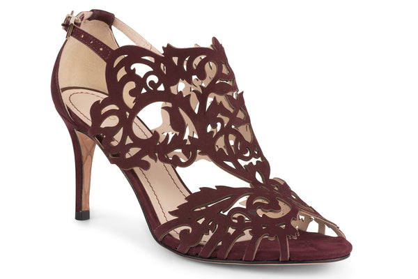 klub nico Marcela 3 Heel Footwear Wine Nubuck