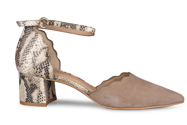 Klub Nico Roesia Snake Footwear Taupe Nubuck / Snake
