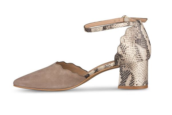 Klub Nico Roesia Snake Footwear Taupe Nubuck / Snake