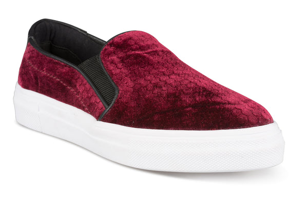 klub nico Solange Footwear Wine Velvet / Leather