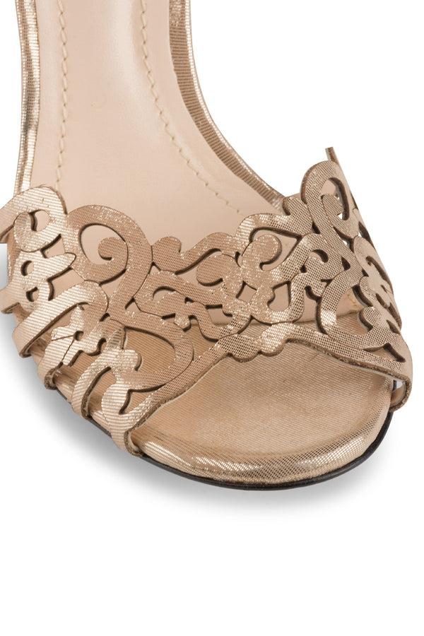Klub Nico Moxie Dress Shoes Champagne Gloss Leather