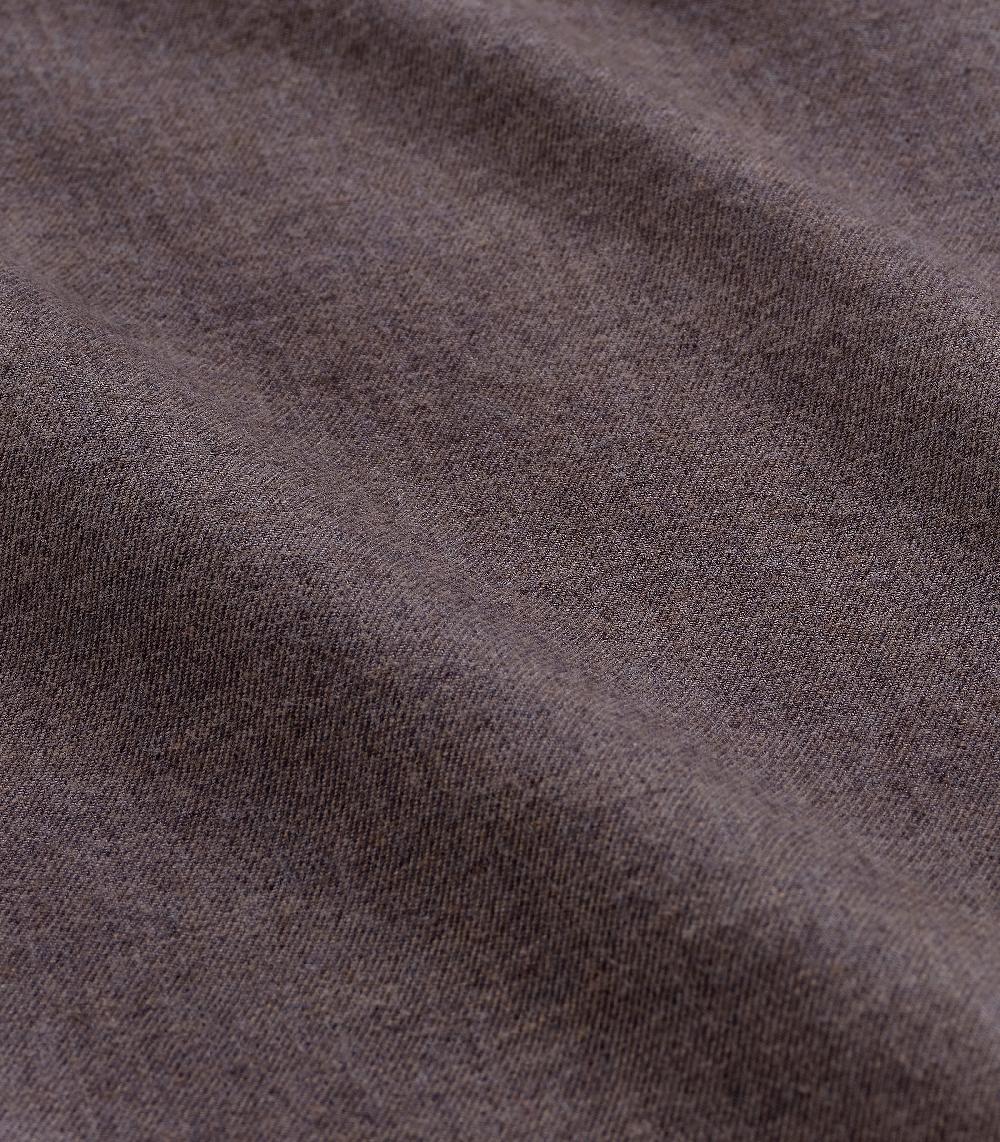 Knickerbocker Carmine Flannel Twill Cotton Shirt