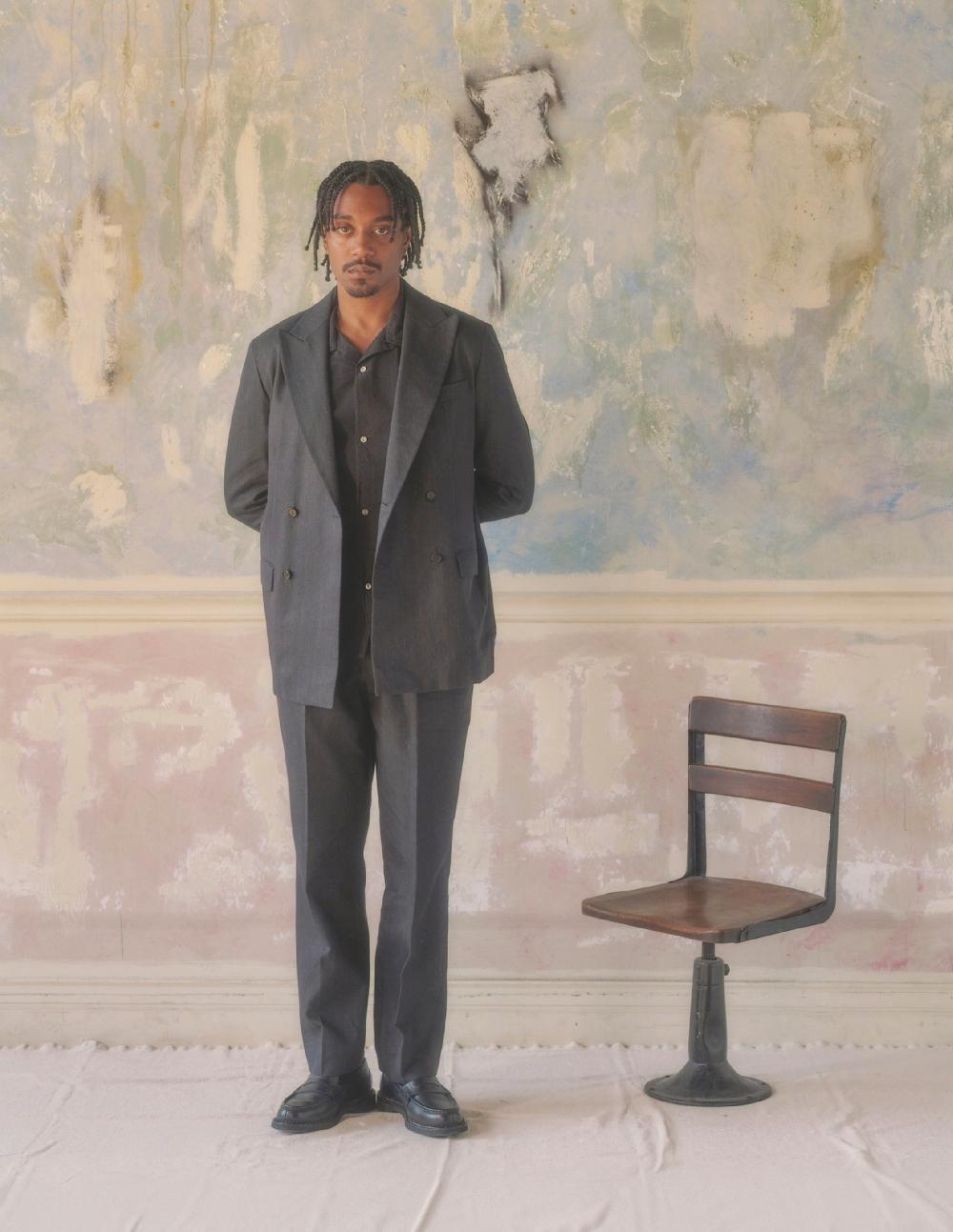 Knickerbocker Miles Cotton & Linen Suit Trouser