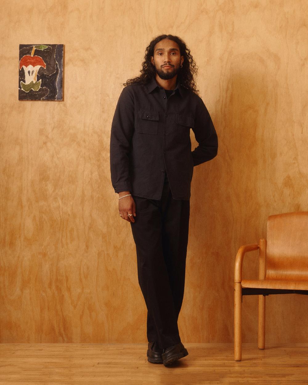 Knickerbocker Pacific Twill Cotton & Linen Shirt