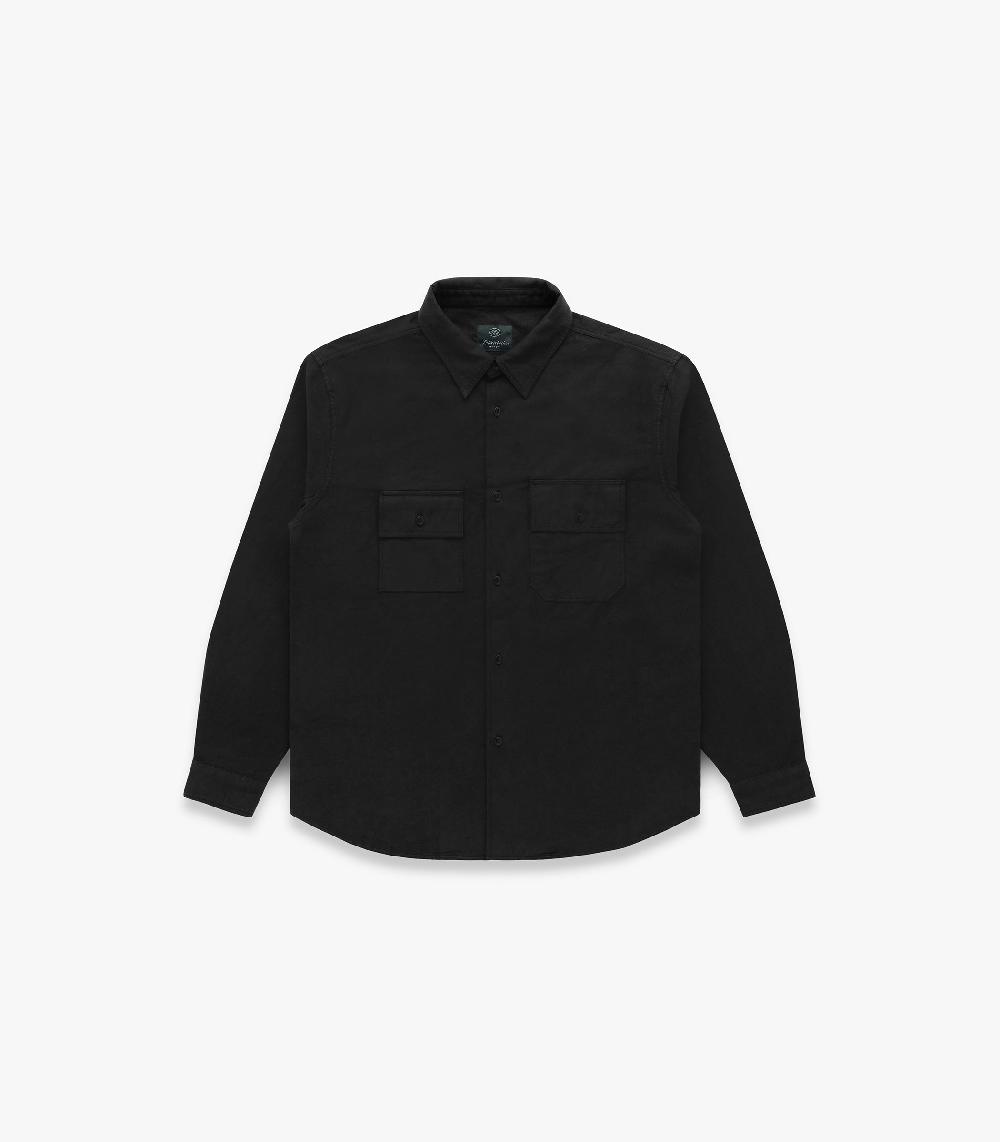 knickerbocker Pacific Twill Cotton & Linen Shirt