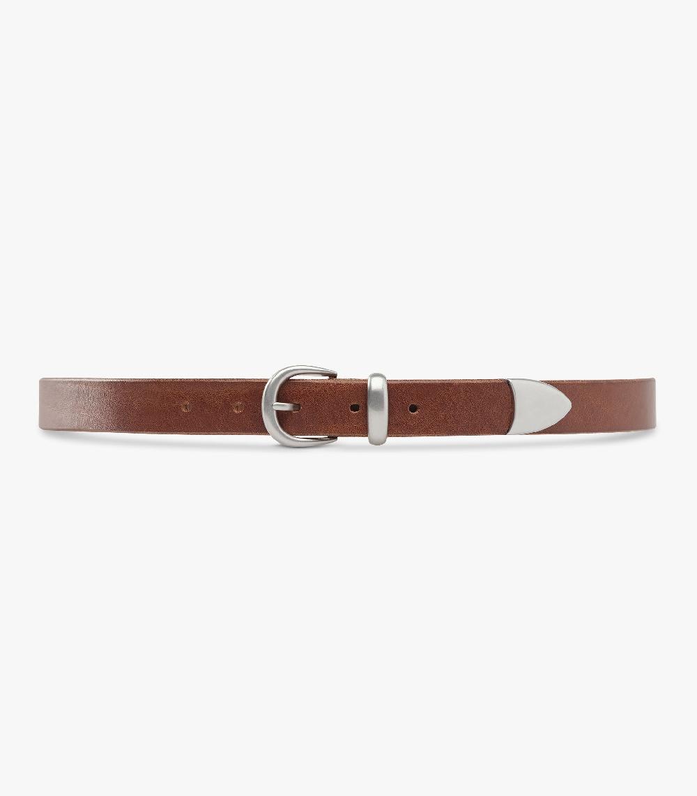 Knickerbocker Western Bridle Leather Belt Slim