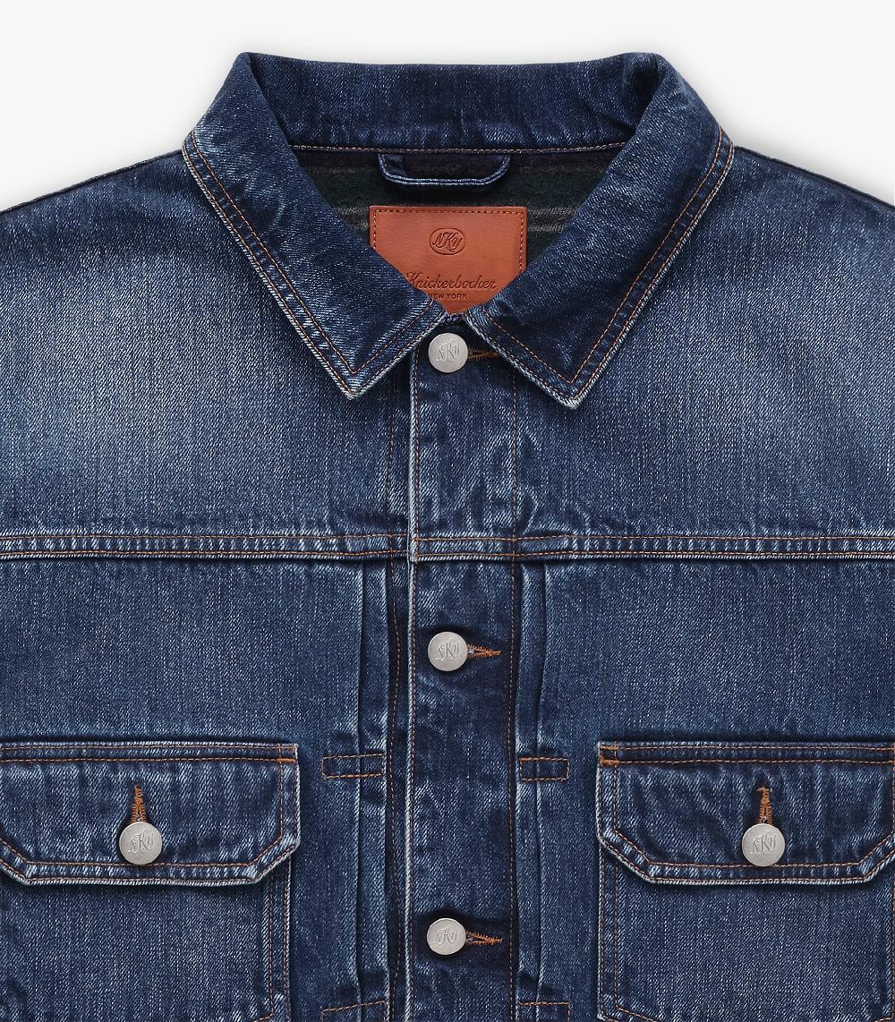 Knickerbocker Wayfarer Wool Blanket Lined Denim Trucker