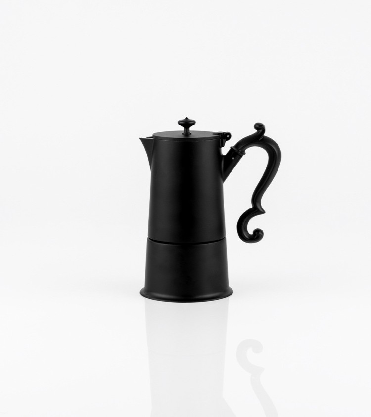 knindustrie Lady Anne Black Caffettiera