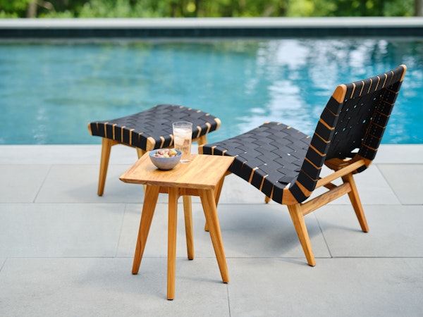 Knoll Risom Outdoor Lounge Chair
