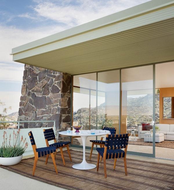 Knoll Risom Outdoor Side Chair