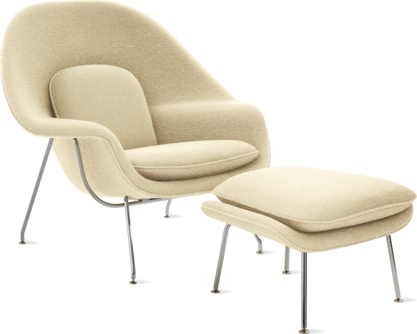 knoll Womb™ Chair with Ottoman Standard