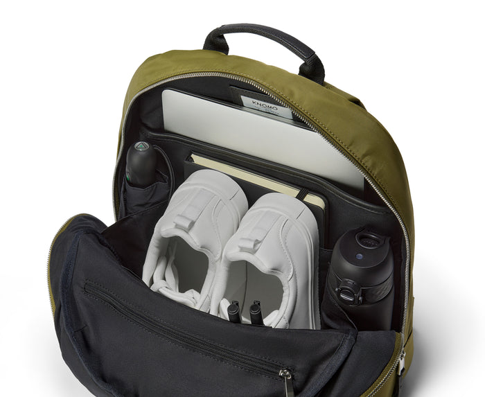 Knomo 14" Laptop Backpack In Moss Green