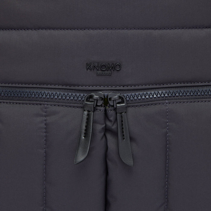 Knomo 15" Laptop Backpack In Black Quilted