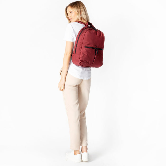 Knomo 15" Laptop Backpack In Red Brick