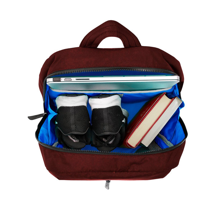 knomo 15" Laptop Backpack in Red Brick