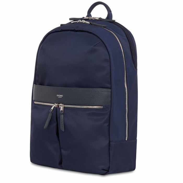 knomo Large Laptop Backpack in Navy
