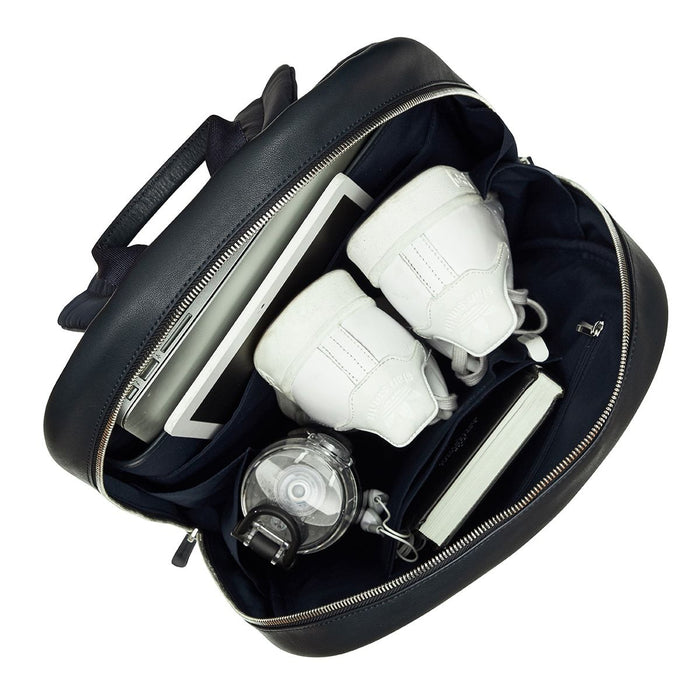 Knomo Leather Laptop Backpack - 14"