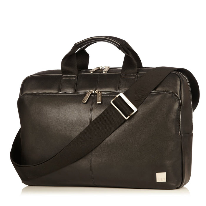 Knomo Leather Laptop Briefcase - 15"
