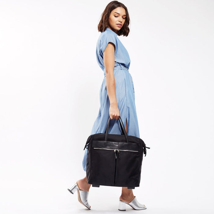 Knomo Wheeled Travel Laptop Tote Bag - 15"