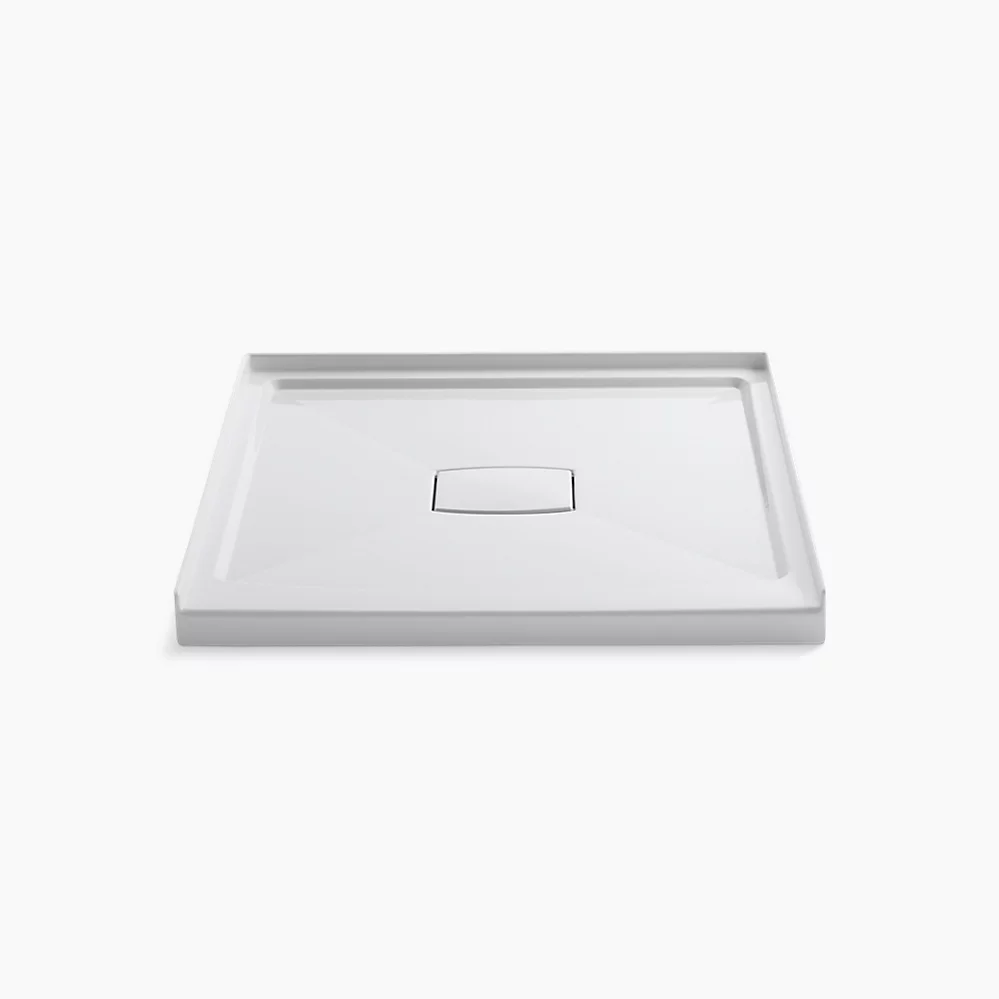 kohler Archer®42" x 42" alcove shower base center drain