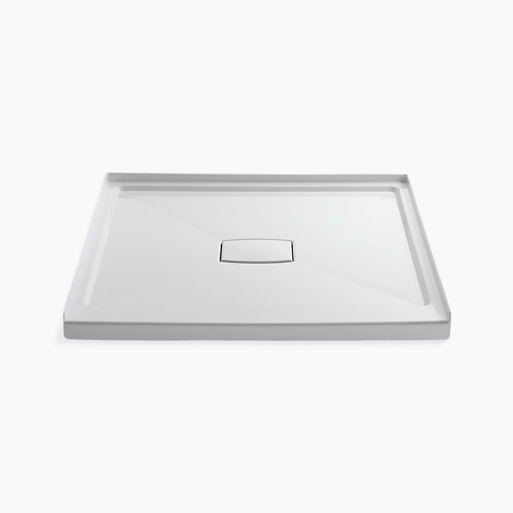 kohler Archer®48" x 48" alcove shower base center drain
