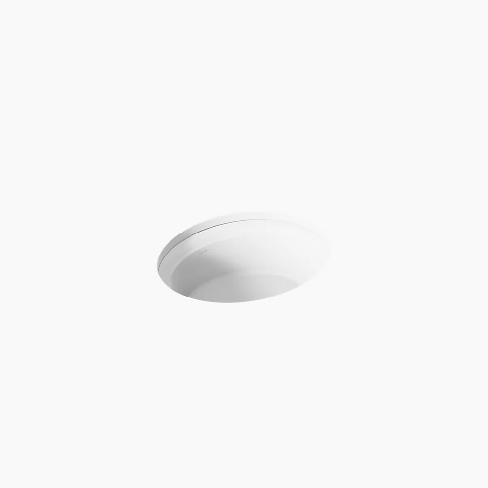 kohler Artifacts™21-1/4" oval undermount bathroom sink