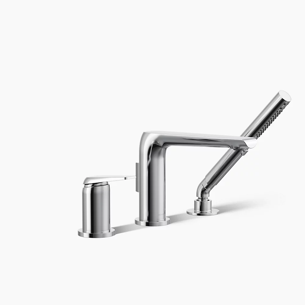kohler Avid®Deck-mount bath faucet with handshower